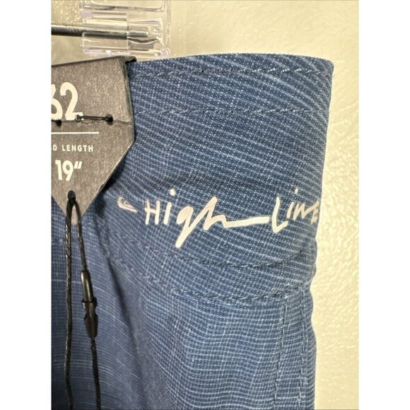 Quiksilver Men's 32 High Line Choppa 19" Board Short Blue NWT - Picture 7 of 16